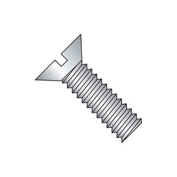 Titan Fasteners M3 x 0.5 x 4mm Machine Screw - Slotted Flat Head - Steel - Zinc - DIN 125B - Pkg of 100 CHC03004